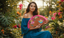 Cargar imagen en el visor de la galería, Abanico Colibrí