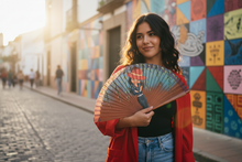 Cargar imagen en el visor de la galería, Abanico Ragazza di Oggi