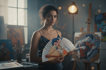 Cargar imagen en el visor de la galería, Abanico Rock Guitar