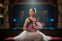 Cargar imagen en el visor de la galería, Abanico Alas de Ballet