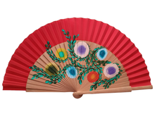 Cargar imagen en el visor de la galería, Artístico abanico Fantasía Picassio con figuras geométricas de óvalos coloridos entre enredaderas, un emocionante desorden ordenado capaz de captar todas las miradas.
La pintura de la abstracción geométrica tiene una presencia dinámica, que dotará un increíble aspecto elegante. Disfrute de la energía que propaga el arte pintado a mano y enamórese todos los días de un diseño fuera de lo común.