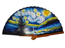 Cargar imagen en el visor de la galería, Abanico La Noche Estrellada