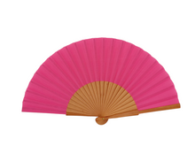 Cargar imagen en el visor de la galería, Abanico liso de colores (ancho)