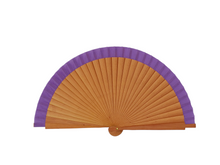 Cargar imagen en el visor de la galería, Abanico liso de colores (estrecho)