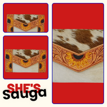 Cargar imagen en el visor de la galería, Cartera artesanal de piel