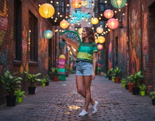 Cargar imagen en el visor de la galería, Abanico Celesteela