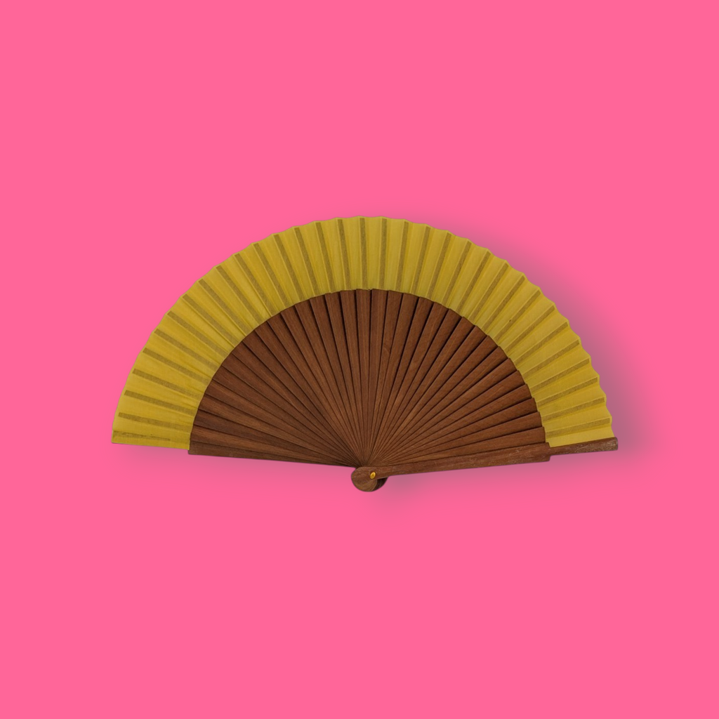 ABANICO LISO MEDIO · Peral · 23 cm