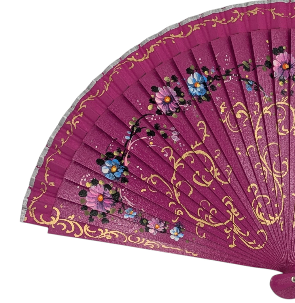 Abanico Danza Fucsia