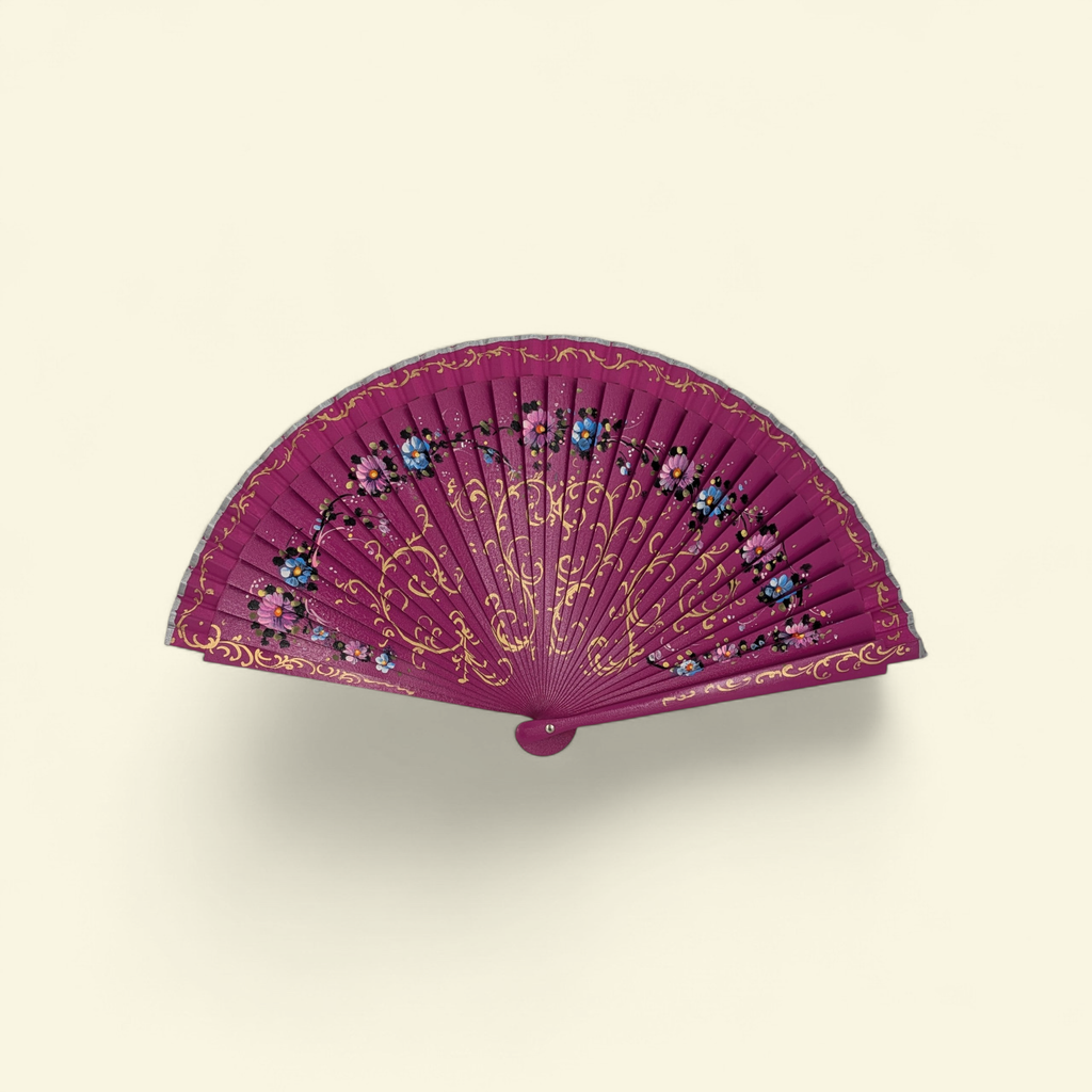 Abanico Danza Fucsia