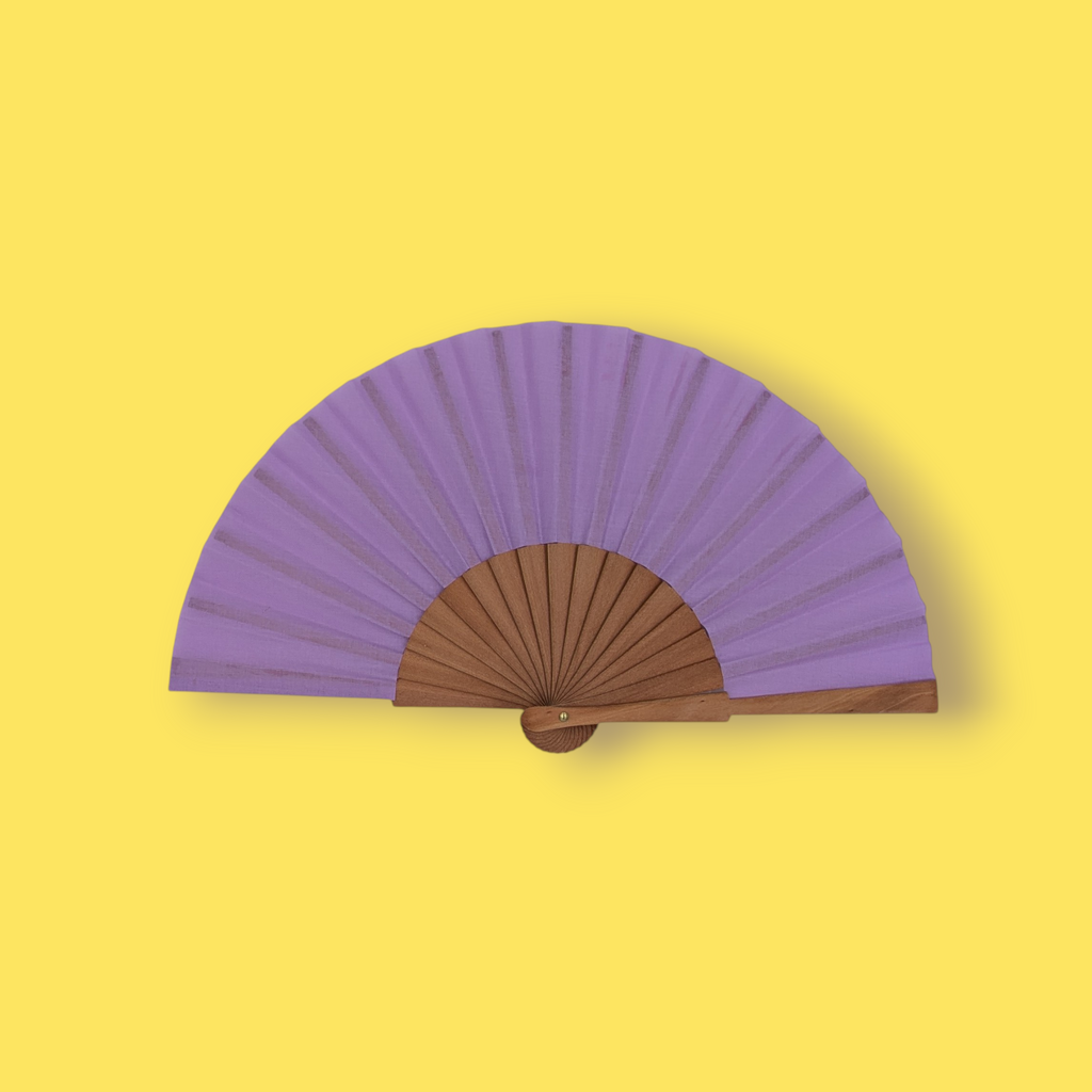 ABANICO LISO ANCHO · Peral · 19 cm