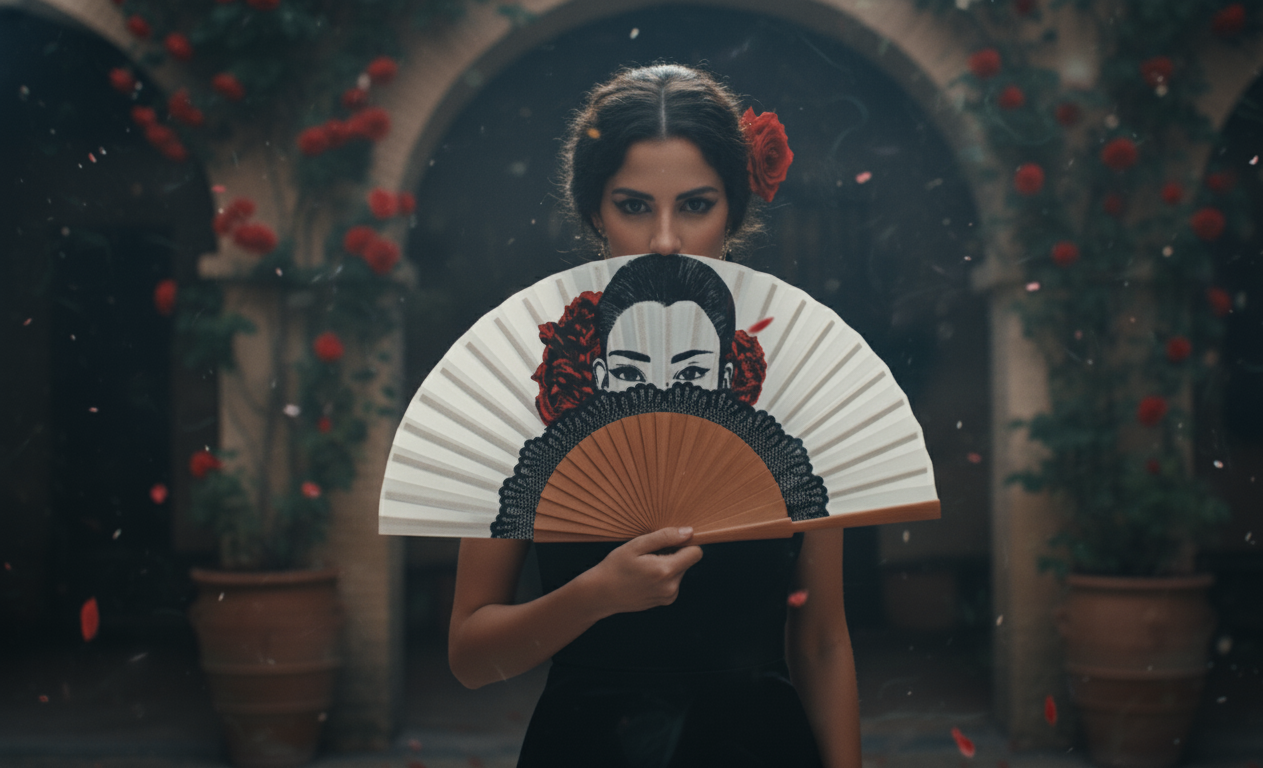 Abanico Pasión Flamenca