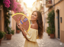 Cargar imagen en el visor de la galería, Abanico Lady Giraffe
