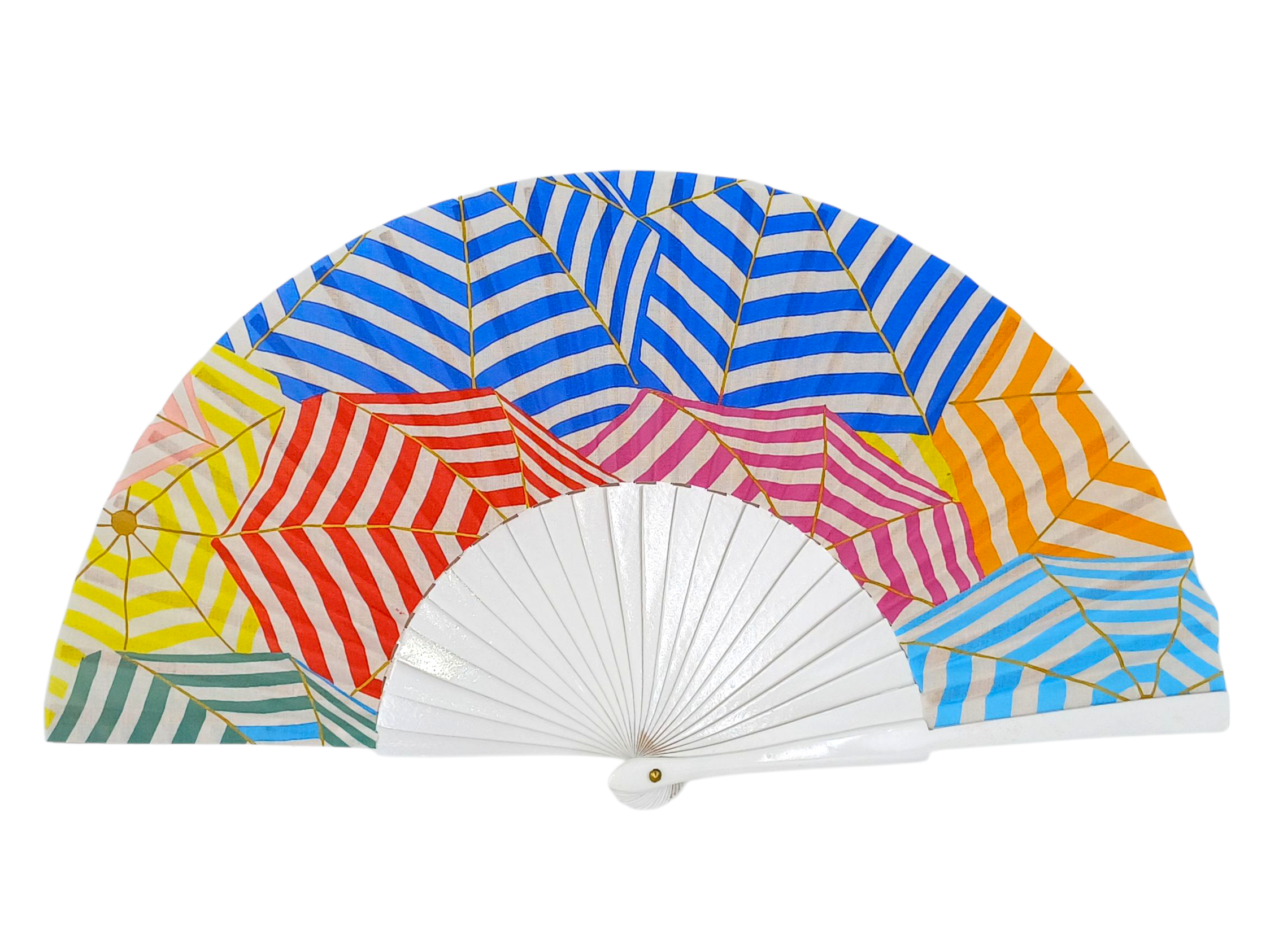 Abanico Beach Vibes Fan 🏖️🌈