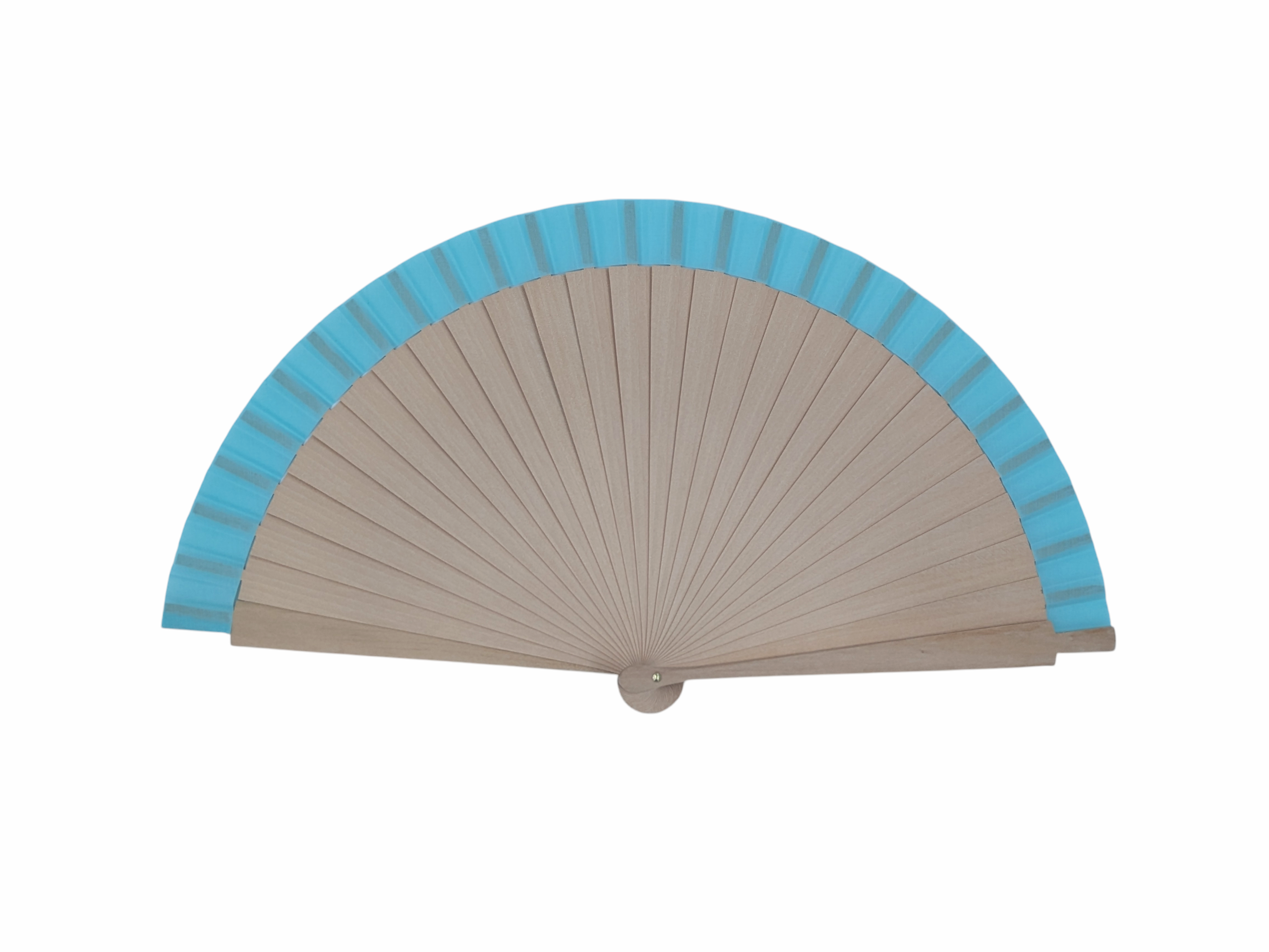 Abanico liso estrecho abedul