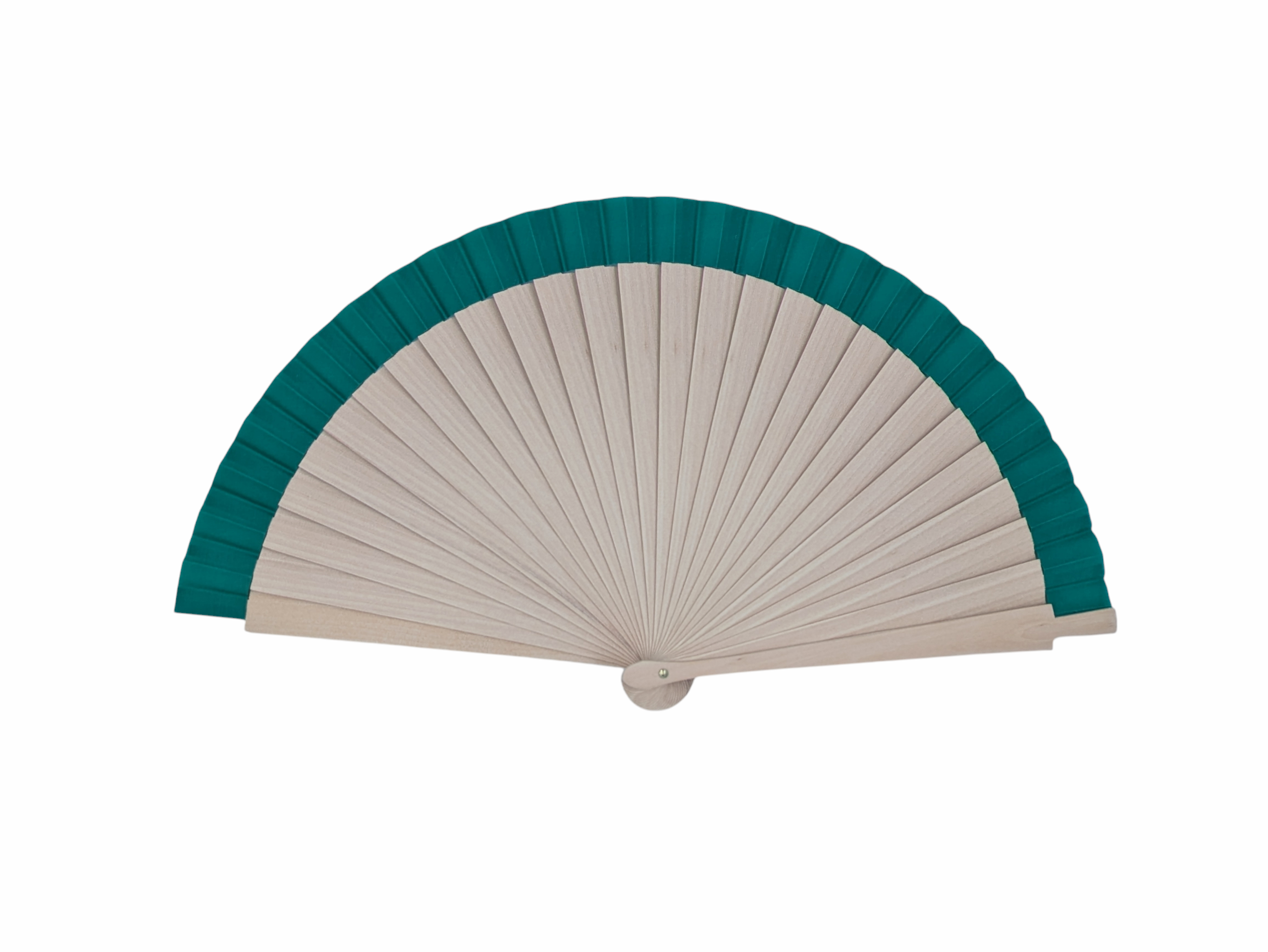 Abanico liso estrecho abedul