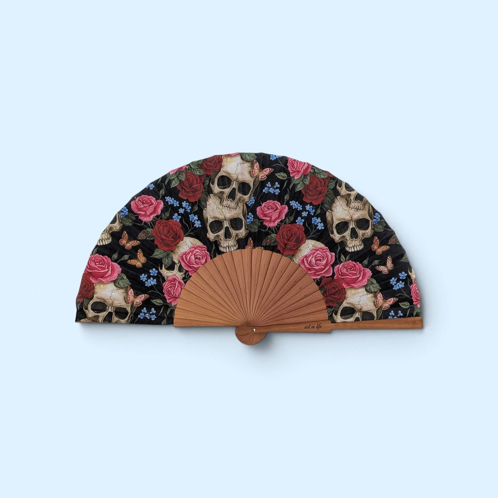 Abanico Death & Roses Fan