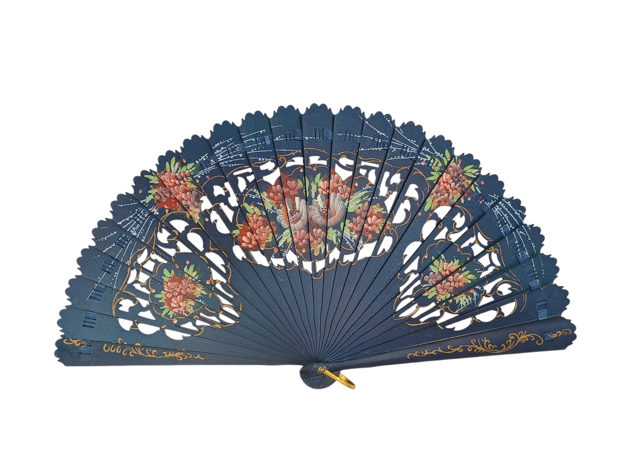 Abanico Dama de Medianoche