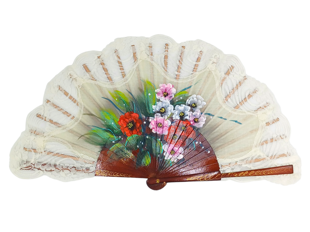 Abanico Jardín de encaje