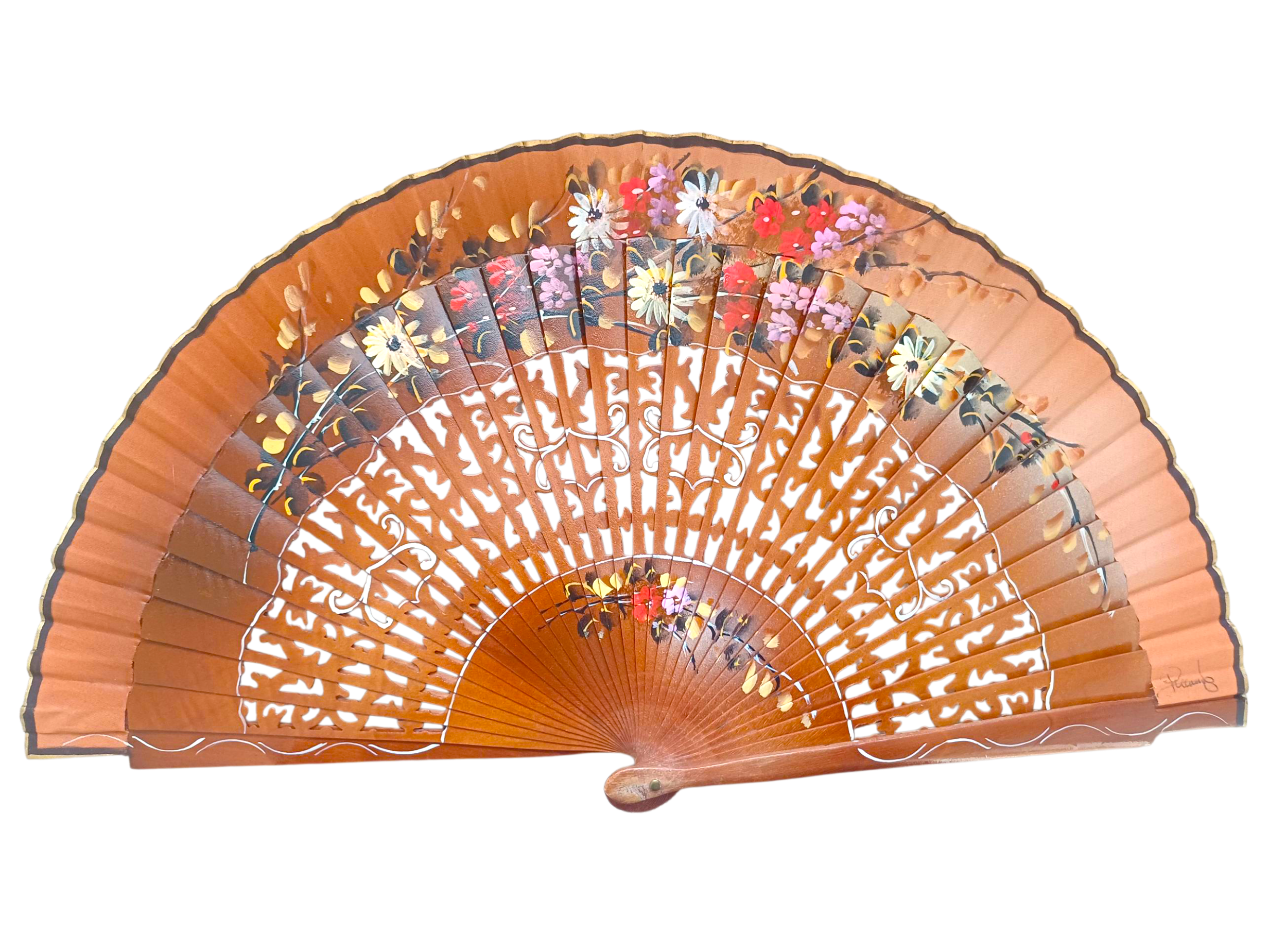 Abanico Terraco Tallada