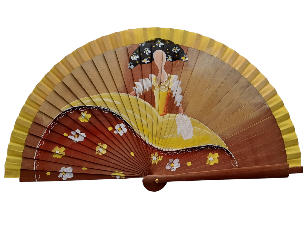 No podía faltar en nuestro repertorio Sauga el homenaje a la excepcional obra de Velázquez "Las meninas". El abanico Chic Meninas, un distinguido abanico moderno, galán y muy femenino que proyecta la imagen de una creativa silueta de mujer con un alegre atuendo e impactante vuelo en su falda. El abanico Chic Meninas reactiva los clásicos para seguir manteniéndolos vivos, logrando crear de nuevo tendencia.