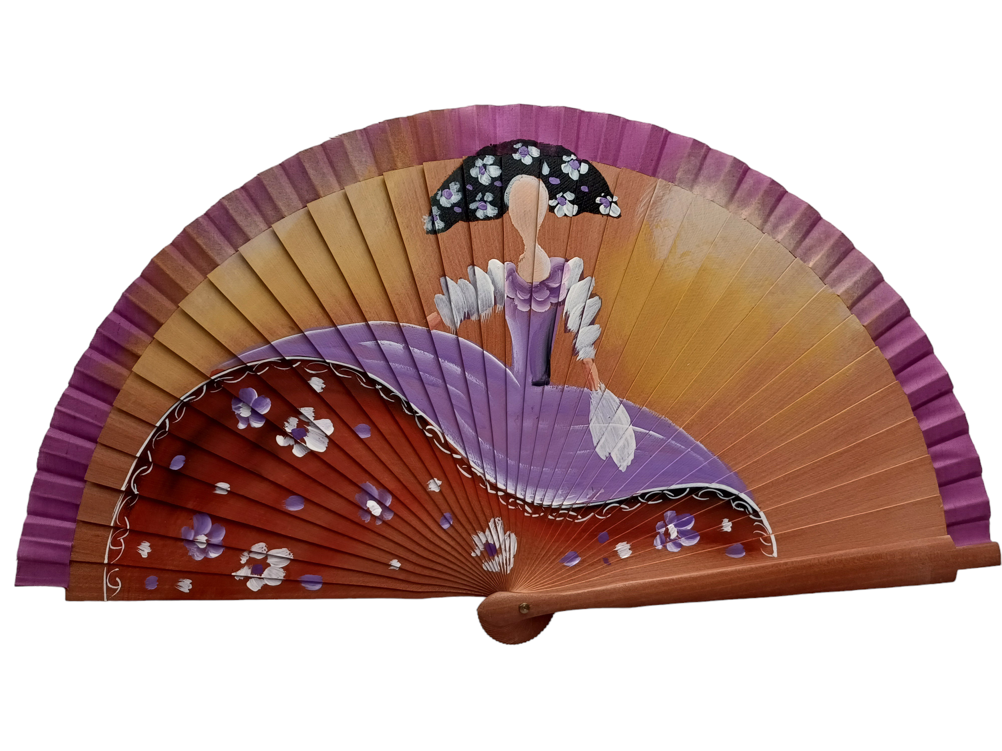 No podía faltar en nuestro repertorio Sauga el homenaje a la excepcional obra de Velázquez "Las meninas". El abanico Chic Meninas, un distinguido abanico moderno, galán y muy femenino que proyecta la imagen de una creativa silueta de mujer con un alegre atuendo e impactante vuelo en su falda. El abanico Chic Meninas reactiva los clásicos para seguir manteniéndolos vivos, logrando crear de nuevo tendencia.