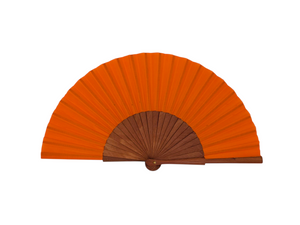 Abanico liso de colores (ancho)