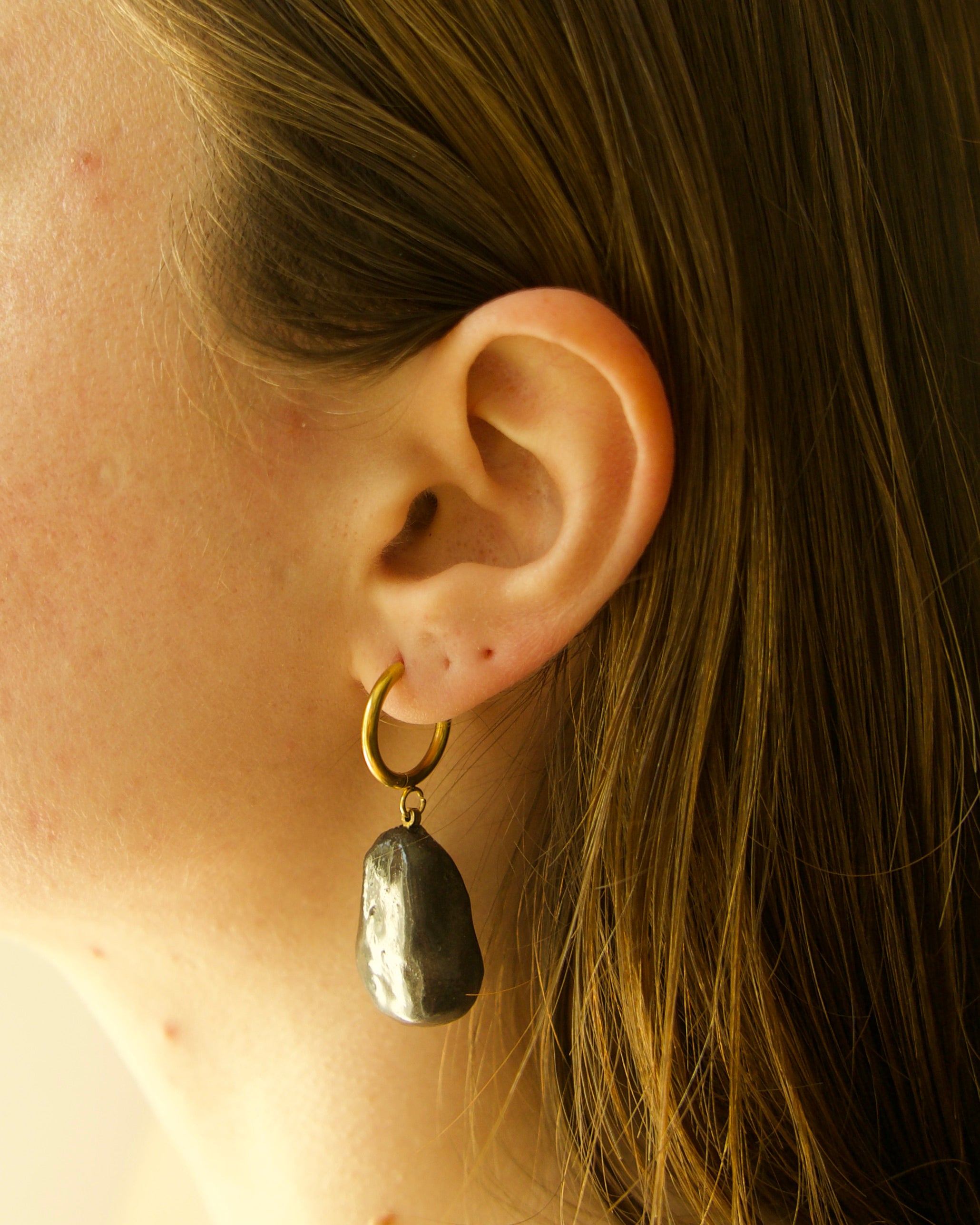 Pendientes Gota Negro