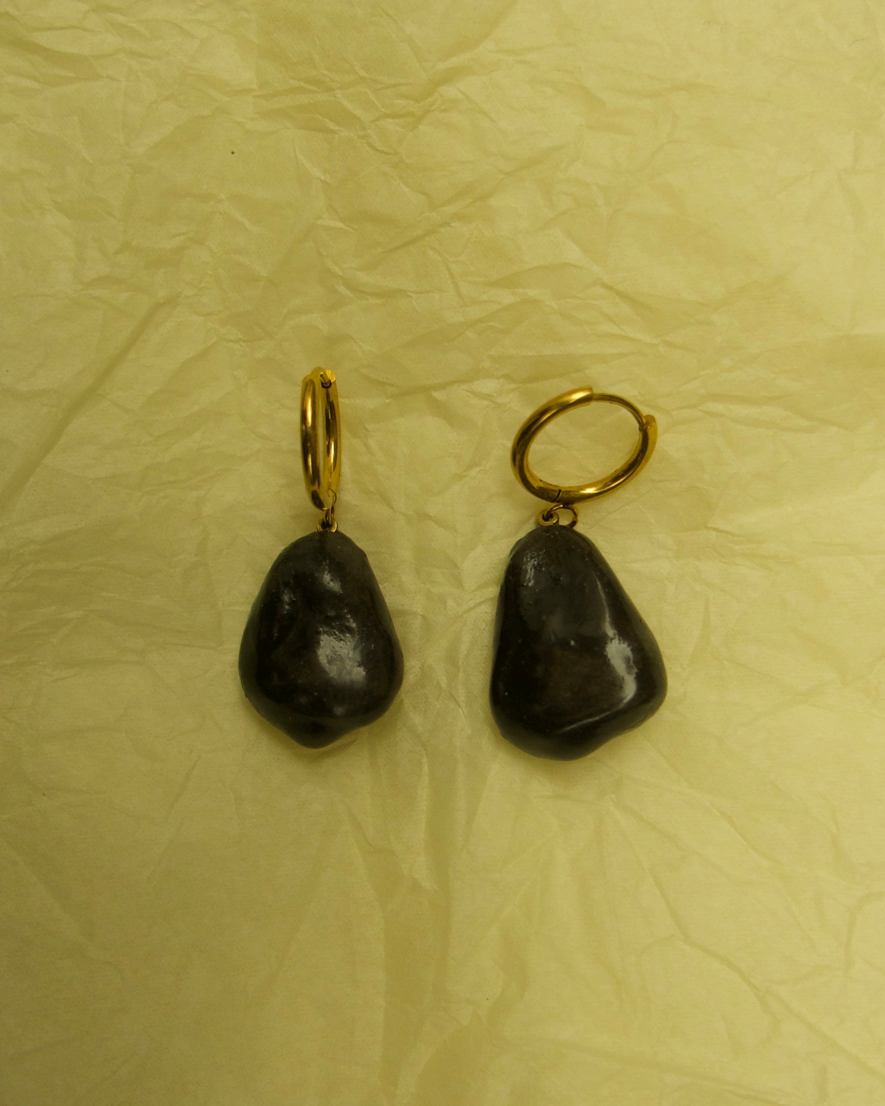 Pendientes Gota Negro