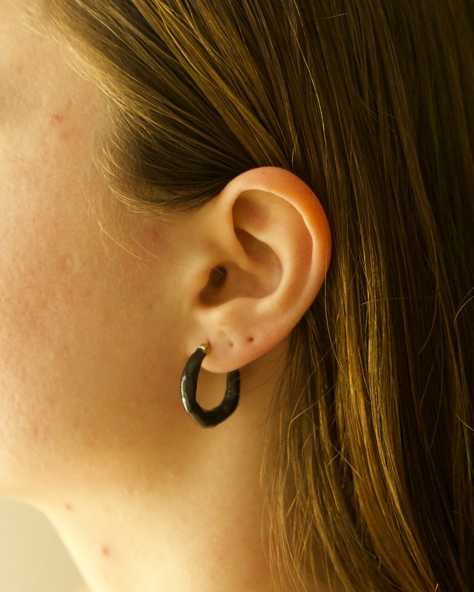 Pendientes Aro Negro