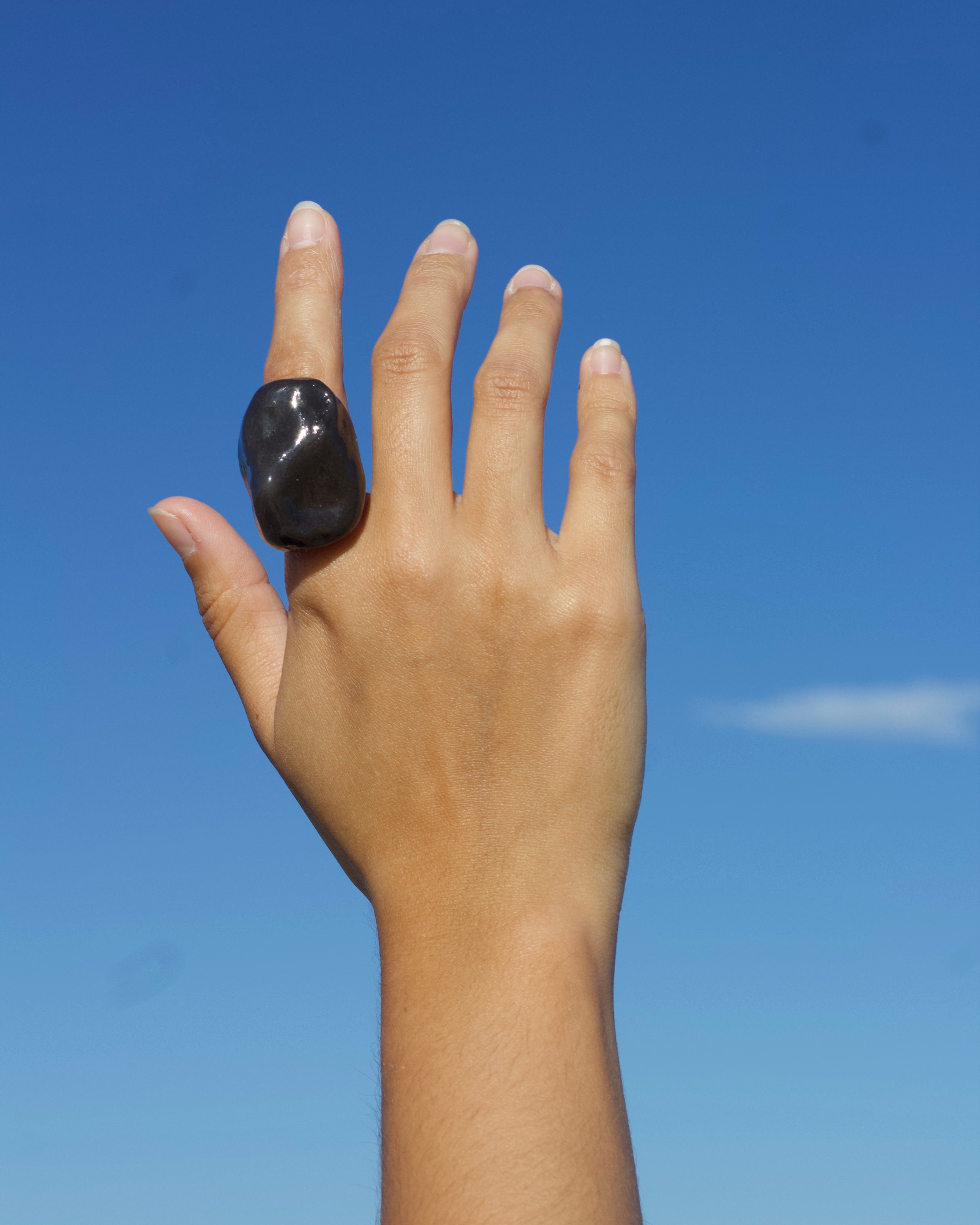 Anillo Bola Negro