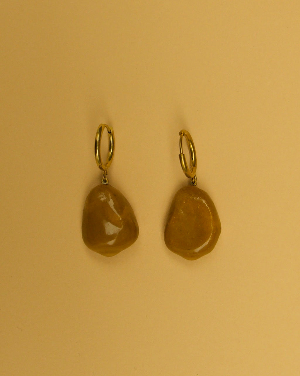 Pendientes Gota Ocre