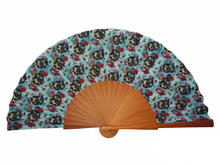 Load image into Gallery viewer, Abanico Iulia Skeleton Fan ☠️🌹
