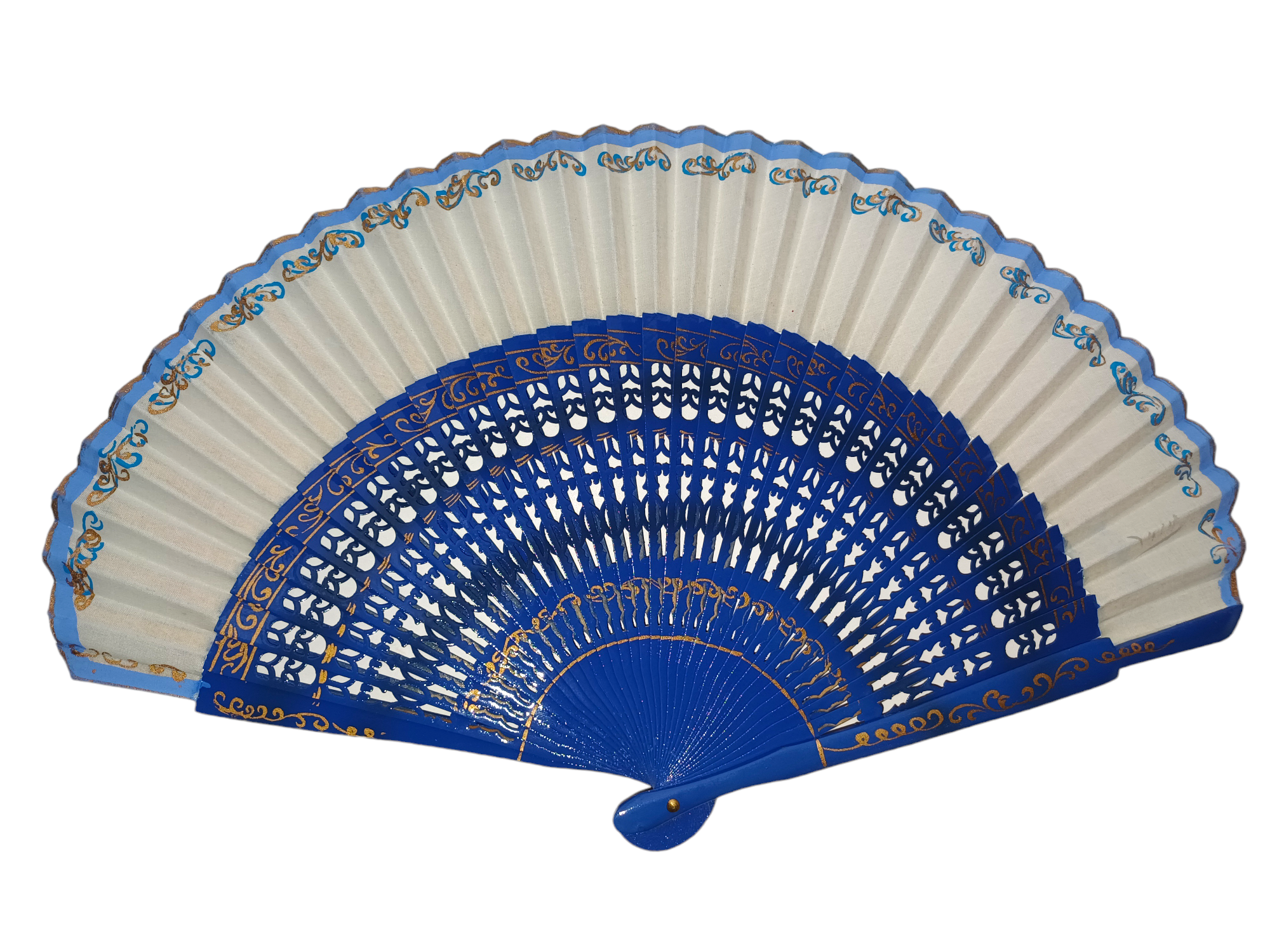 Abanico Azul Real
