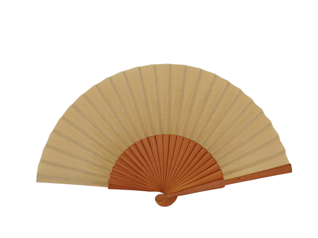 ABANICO LISO ANCHO · Peral · 23 cm
