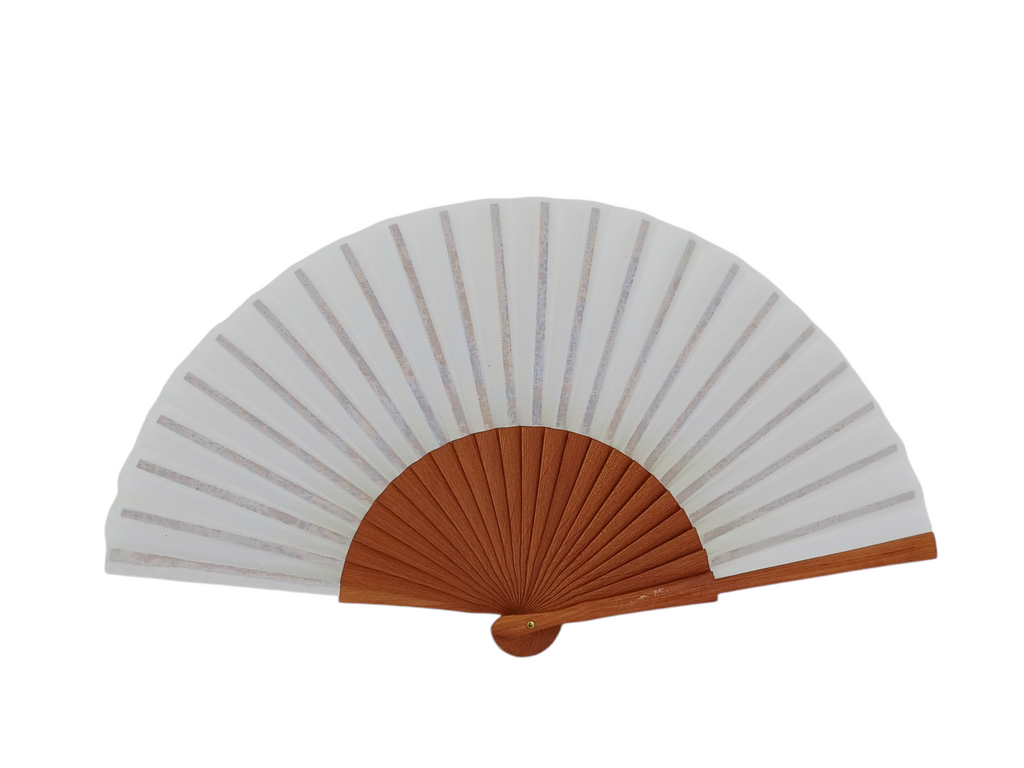 ABANICO LISO ANCHO · Peral · 23 cm