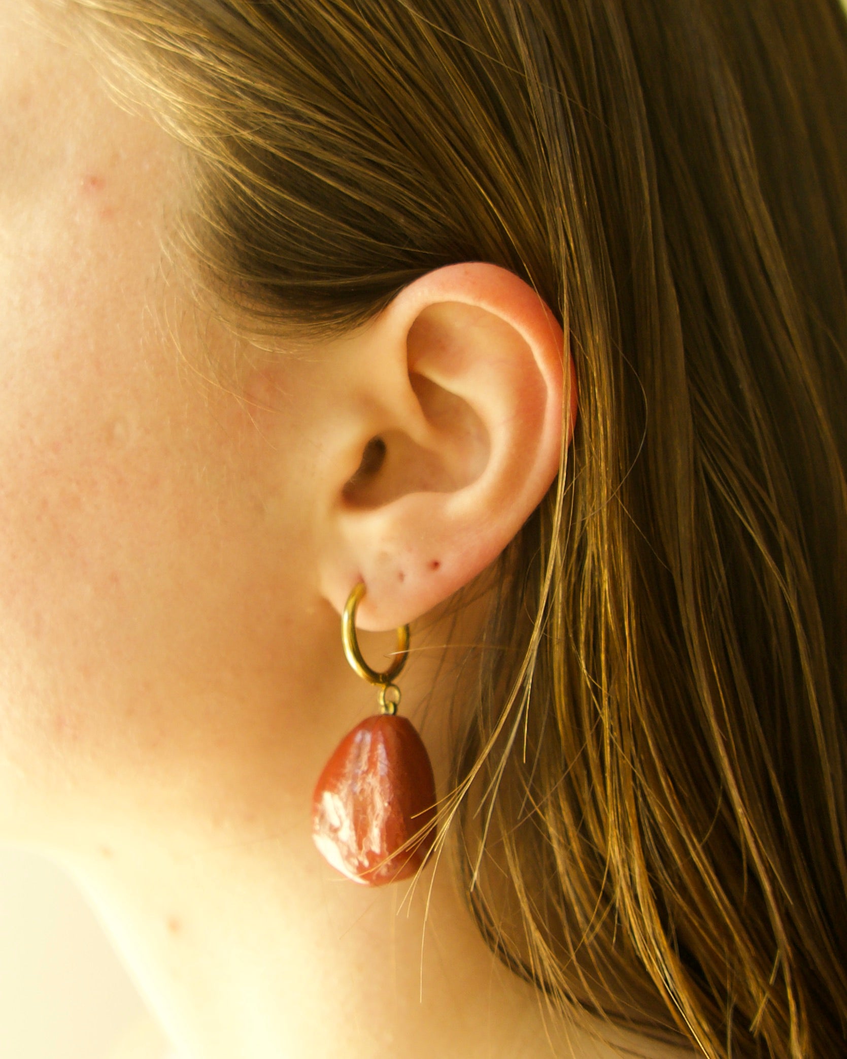Pendientes Gota Teja