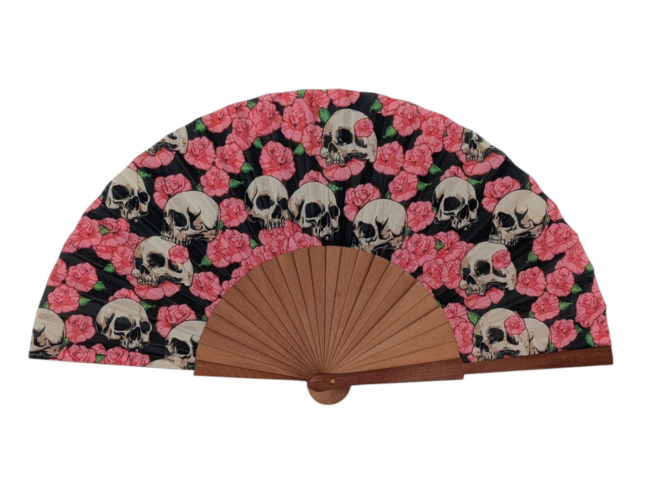 Abanico Skull Calavera Fan 💀🌺