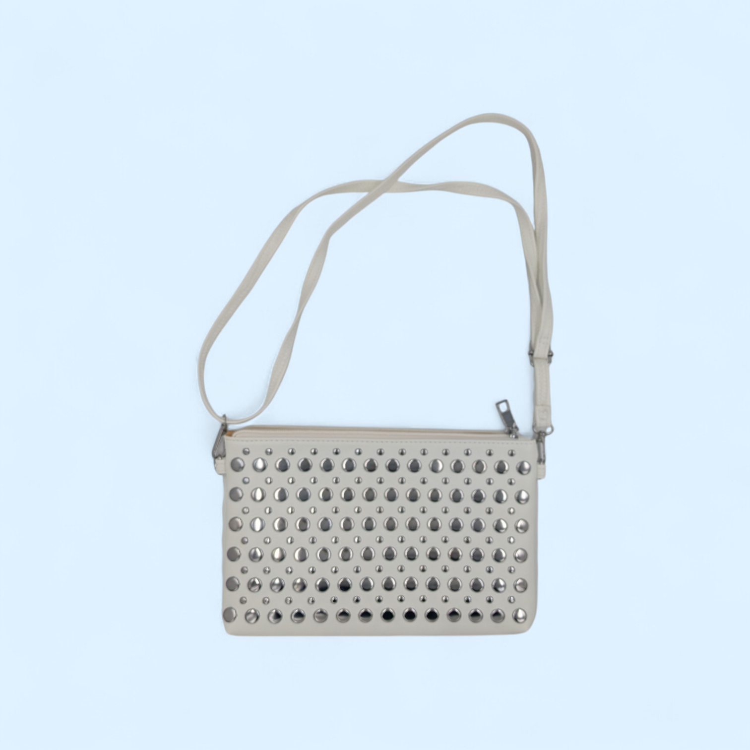 Bolso Studded Cream