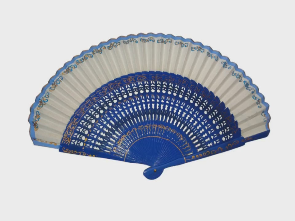 Abanico Azul Real