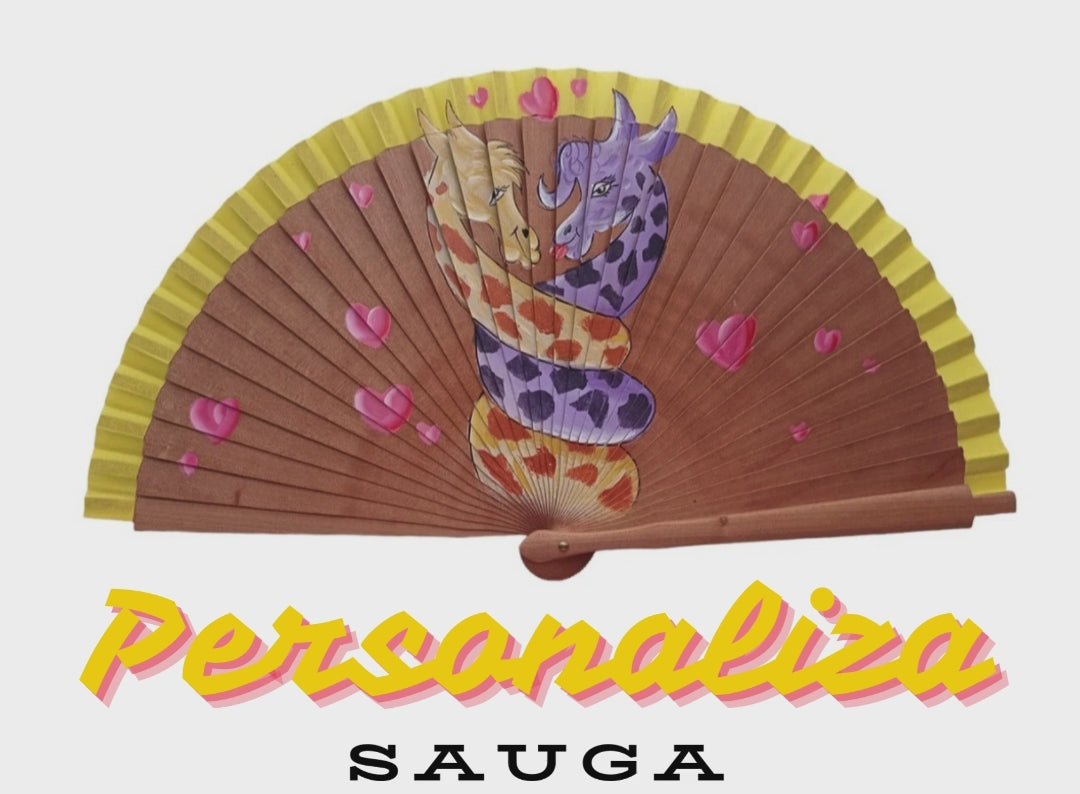 Abanico Lady Giraffe