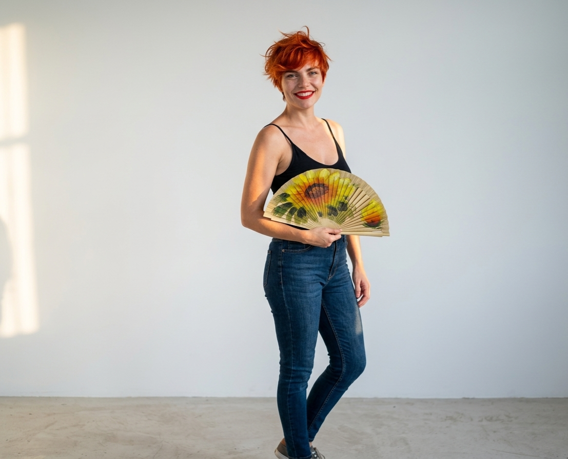 Abanico Gran girasol