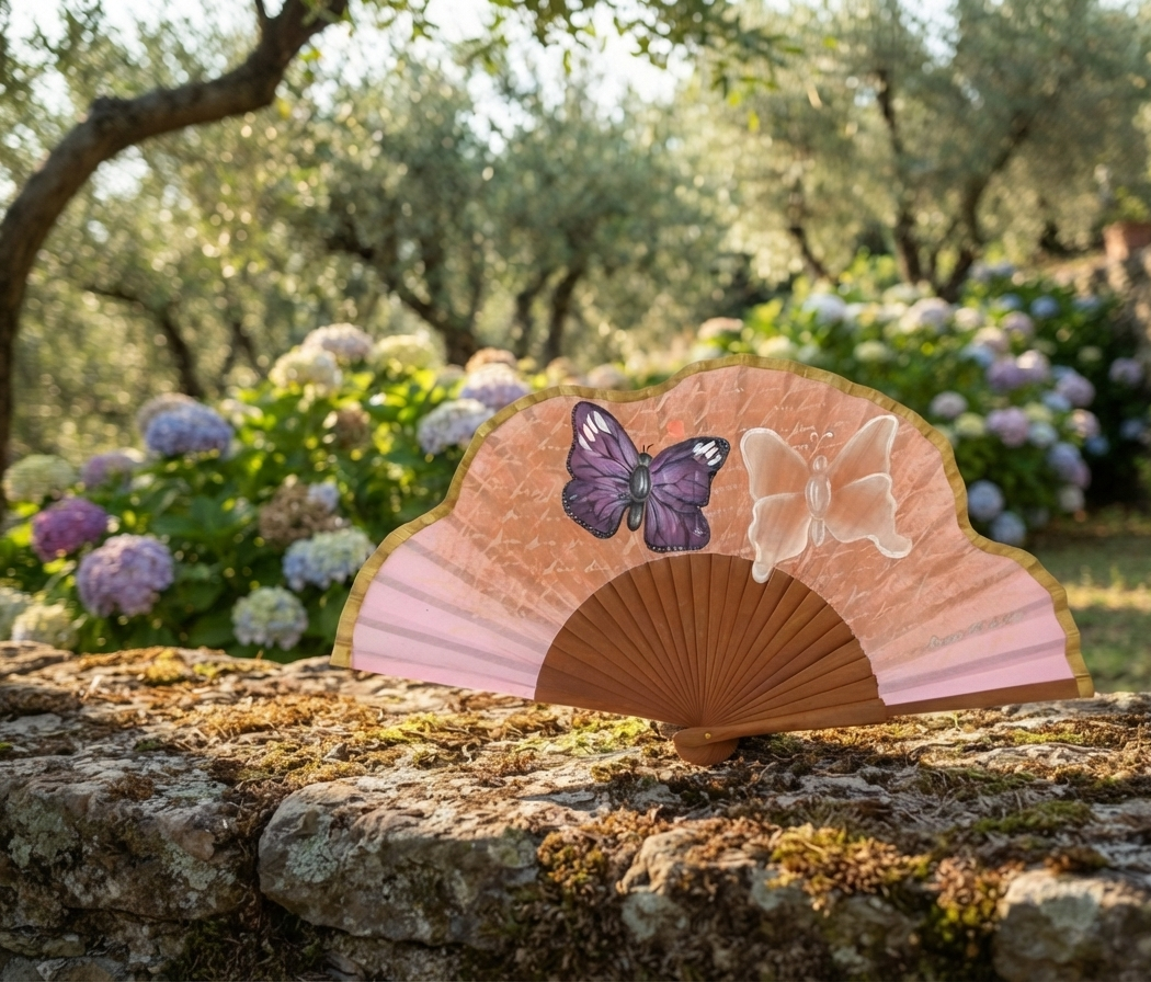 Abanico Susurros de Mariposa