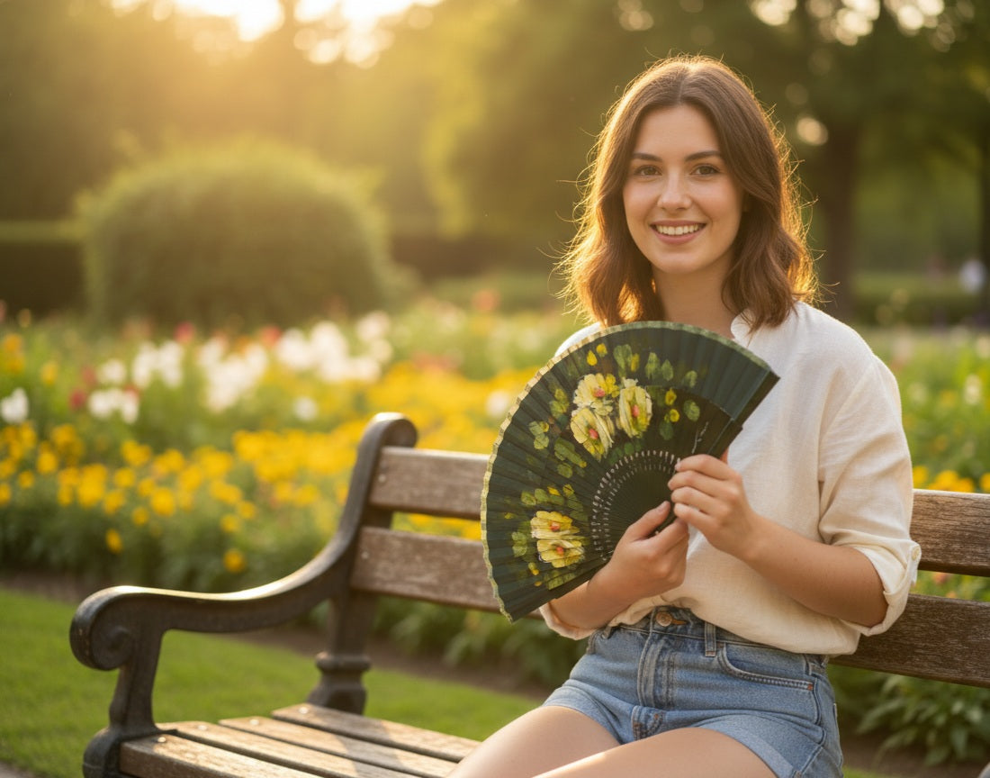 Abanico Jardín esmeralda