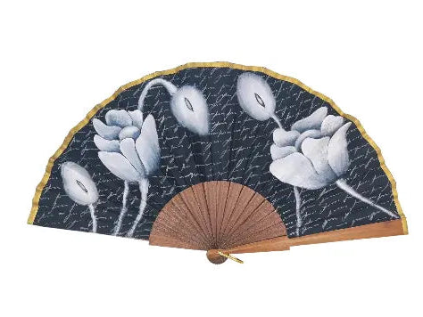 Abanico Leonor de Tul