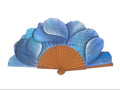 Abanico Poema Azul