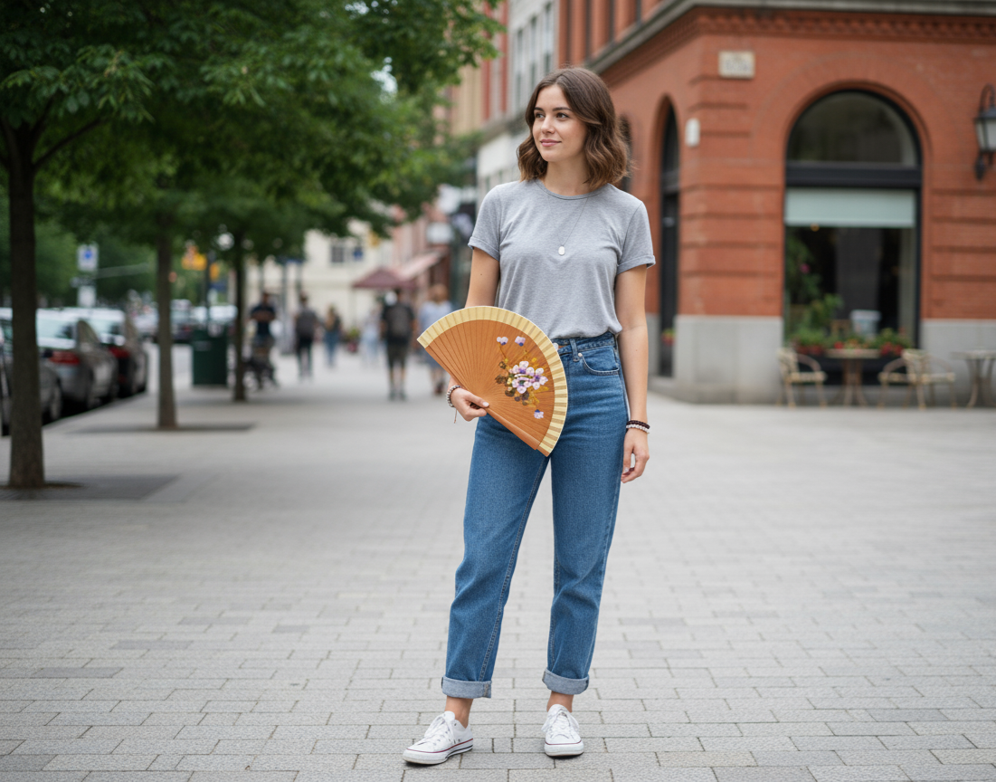 Abanico Brisa de Sakura