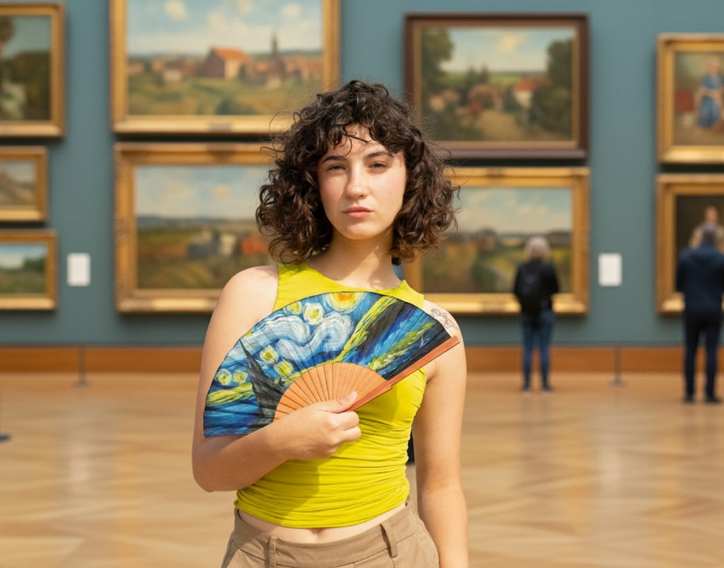 Abanico La Noche Estrellada