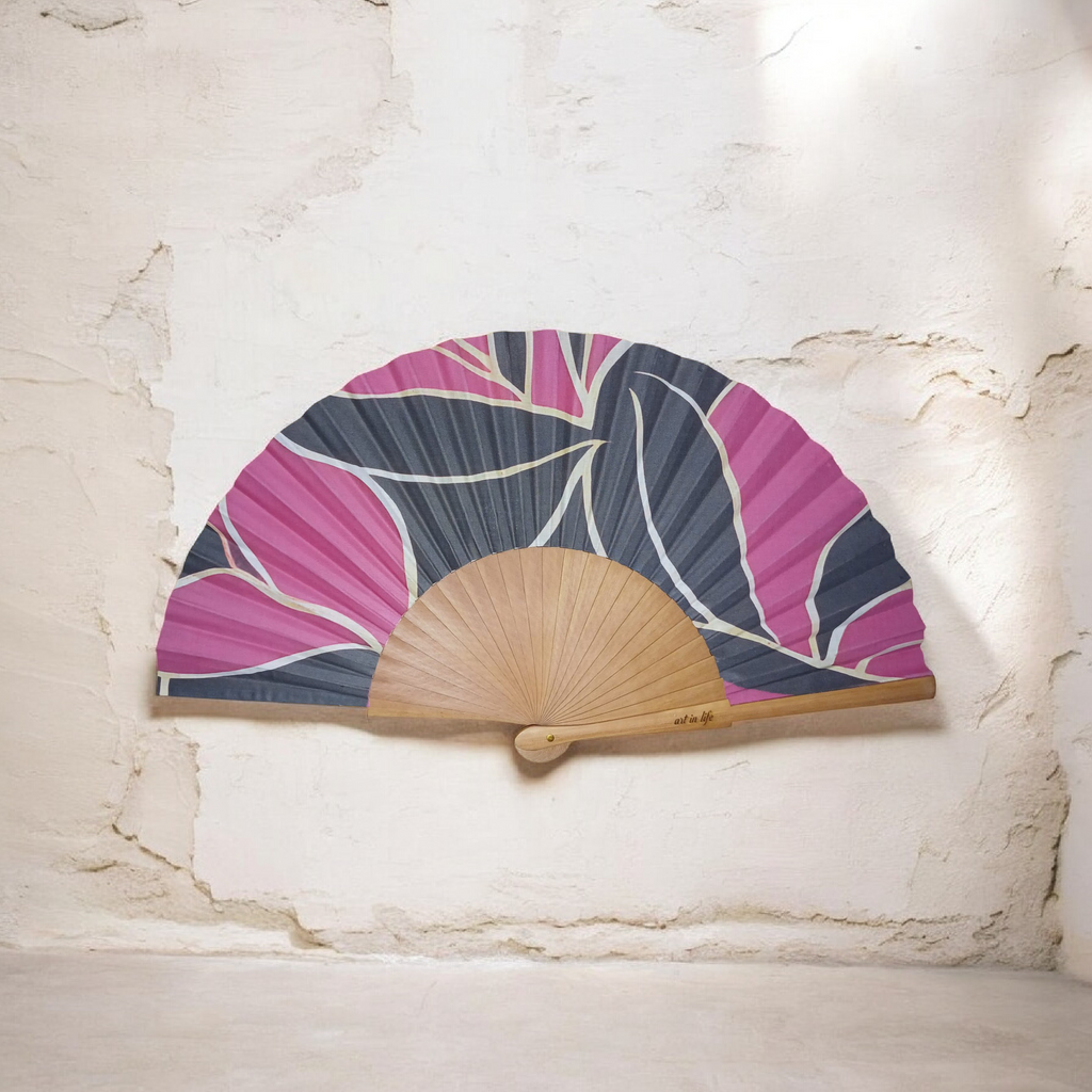 Abanico Ink & Rose Fan ✨💖