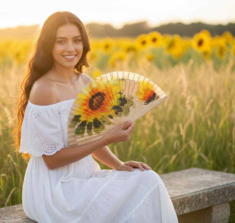 Abanico Gran girasol