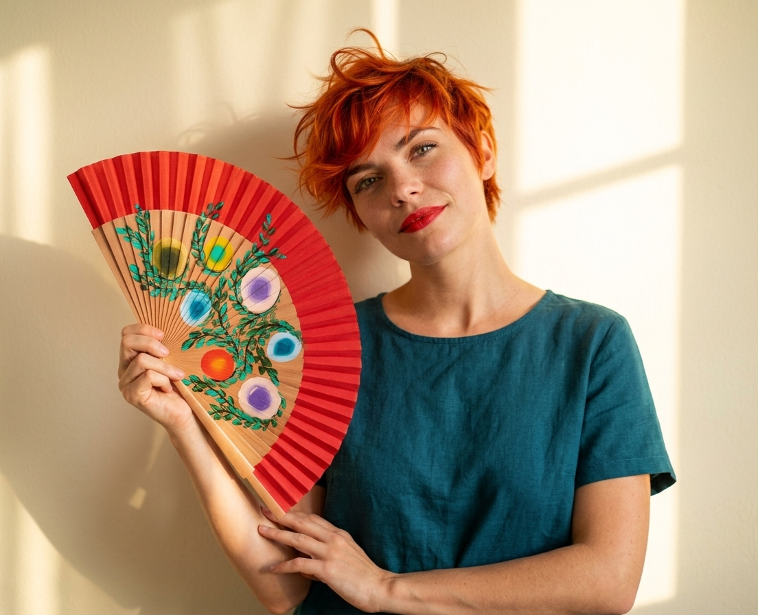 Abanico Fantasía Picassio